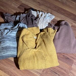 Elegant Women's Blouse Collection 5 pc